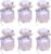 Pack of 30 Wedding Candy Boxes, Gift Box, Guest Gift, Small Jewellery Gift Box, Wedding Candy Boxes with Ribbon for Wedding, Christening, Party, Birthday (B)