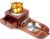 Cigar Ashtray Wooden Set Cuban Cigar Ashtray Cigar Accessories Smoker Cuban Cigar Whiskey Cigar Gift Set with Removable Drawer and Cigar Cutter for Home, Office, Bar (Brown)