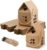 Pack of 24 Kraft Paper Candy Boxes, Gift Boxes, Paper Treat Boxes, Kraft Paper Gift Box, Boxes Made of Kraft Paper for DIY Gift, Wedding, Party, Birthday Box, Pastry