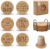 Funny Set of 6 Cork Coasters with Holder, Rose Apothecary Absorbent TV Coasters – Perfect Merchandise Gifts Idea, Birthday Decorations & Funny House Warming Presents for New Home Mother’s Day