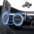 PROfezzion CD Slot & Vent Clip Combo Magnetic Phone Holder Compatible with MagSafe on Car CD Slot or Vent for iPhone 15 14 13 12 Pro Max Plus, Mag-Safe Case & All Phones [Fit 99% CD Slot & Air Vent]
