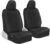 Carbella Sheepskin Car Seat Covers for Women, 2-Pack Faux Fur Car Seat Covers Front Seats Only, Cute Automotive Seat Covers for Cars for Women, Car Accessories for Women (Black)