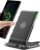 INIU Wireless Charger Stand, 15 W Qi Certified Inductive Charging Station Fast Wireless Charger Mobile Phone Stand Mobile Phone Holder for iPhone 15 14 13 12 Pro Max Xr Xs Samsung Galaxy S23 S22