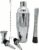 ChioSun Cocktail Making Set, 6-Piece 750 ml Cocktail Shaker Stainless Steel with Cocktail Shakers, Built-in Bartender Strainer, Measuring Jigger, Bar Spoon, Spirit Pourer and Muddler