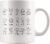 Funny Math Coffee Mug Algebra Dance Humorous Mug 11 oz Ceramic Coffee Cup Dance Figures Equation Math Teacher Student Gift Ideas White Cups