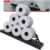 Floating Shelf Toilet Paper Holder – Tilted Matte Black Toilet Paper Roll Holder for Easy Bathroom Storage – Modern Wall Mount Organizer for Rolls Tissues or Towels Above Sink or Over Toilet