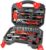 TOPEX 52-Piece Hand Tool Kit Portable Home/Auto Repair Set w/Ratchet Wrench, Pliers, Screwdriver Kits and Storage Case/Mechanic Hand Tool Set Precision Screwdriver Set for Home Repair Maintenance