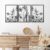 Therwen 3 Pcs Black Metal Wall Art Minimalist Wall Decor for Bedroom Flowers Decor Hanging Flower Bathroom Art Flower Line Sculpture Kitchen Decoration 16.5 x 9.8 Inch(Cute Style)