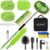 COVVY 14 Pcs Car Cleaning Kit,62 Inch Car Wash Mop Head with Long Handle,Wash Mop Mitt,Window Scraper,Soft Cleaning Cloth,Duster,Storage Bag,Car Wheel Brush,Detailing Brush Set for Cleaning Car,Wheels