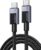 UGREEN 60W USB C to USB C Cable 2M PD Fast Charging USB C Charger Cable Type C Cord for iPhone 16 Pro Max/15, MacBook Pro, iPad Pro, Pixel 9/8 Pro, Galaxy S25 S24 S23, Dell XPS, Switch, Steam Deck