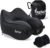 anzhixiu Travel Pillow- Neck Pillow for Travel-Large Size for Over 180cm People,Unique Neck and Head Back Support Travel Pillows for Sleeping Airplanes,Memory Foam Filling, Black¡