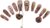 PN-022 Press-On Nails Lacquered Pack of 10 Reusable Artificial Premium Nails Reptiles Snake Pattern Crystals Bobble Beige Brown