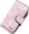 WisePoint Women’s Purses, PU Leather Women’s Purse Exquisite Card Holder Purse for Women, Portable Clutch Bag for ID Cards, Bank Cards, Photos, Cash