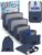 Primery Travel 8-Piece Packing Cubes & Bags (Blue) – Organise Clothes, Shoes, Underwear – Space-Saving Travel Accessories