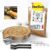 Cold Smoke Generator – Smoker for Meat and Fish – Includes 1.3L Beech Sawdust, 4 Hooks and 2 Cleaning Brushes