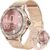 BOCLOUD Smart Watch for Women, Smartwatches for iPhone Android, with Blood Oxygen/Heart Rate/Sleep Monitor/Message Dispaly/Make Calls, IP68 Fitness Tracker with Multiple sports Modes (Rose Gold)