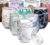 Stainless Steel Stemless Wine Tumbler – THILY 12 oz Triple-Insulated Stemless Glass with Lid and Straw, Durable Reusable Travel Coffee Cup, Keep Hot or Cold for Wine, Coffee, Beer, Juice, White Marble