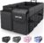 HOTOR Foldable Trunk Organizer for Car, Black, 2 Compartments, 21.26″×12.60″×10.63″