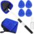 KOXXIAMOQ 7 Pcs Car Windscreen Cleaner Tool, Car Window Cleaner Kit, 180° Swivel Car Windshield Cleaning Tools, Expandable Car Windshield Cleaner Tool, with 4 Microfiber Pads, 1 Spray Bottle, 1 Towel