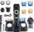 BarberBoss 5-in-1 Beard Trimmer & Hair Trimmer for Men – Ceramic Blade, Precision Rotary, LED Display – Ear and Nose Care – Rechargeable, Waterproof – QR-6085