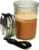 Belle Vous Black Frosted Ribbed Plastic Coffee Cup with Lid – 480ml/16oz Drinking Tumbler – Reusable Plastic Cup for Iced Coffee, Tea, Juice, Smoothies, Water, Cocktails, Beer & Other Beverages