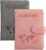 AOZUO 2 Pack Passport Holder for Travel, Passport Wallet Cover Case Waterproof RFID Blocking Passport Holder with Pen Holder Travel Must Haves Accessories, Passport Book Holders for Women and Men,