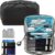 Lychii Tech Pouch Waterproof Large Capacity Cable Pouch for Storage Cables, Hard Drives, Chargers, Power Banks, SD Cards, Mice, Blue, 25 x 10 x 15 cm/9,84 x 3,94 x 5,9 in, Functional