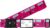 Made in Japan Cute One-Touch Suitcase Belt, Snoopy TSA with Lock, Comic Pink