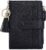 HKCLUF Women’s Small Purse Women Leather RFID Wallet Coin Compartment with Tassel Women’s Purses Zip Many Compartments (B01-Black), A1-2-Black, Modern