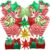 Christmas Helium Balloons, Pack of 30 Christmas Decoration Balloons Set, Sweets, Candy Canes, Gift Box, Explosion Star Foil Balloons, Christmas Decoration Balloons for Children, Christmas Party
