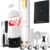 BarDeluxe® Pro Mixology Bartender Kit, 12-Piece Cocktail Shaker Set | Drink Shakers Cocktail Set, Bartending Kit, Bar Kit | Bar Kits for Bartender Home, Cocktail Kit, Bar Mixing Set, Bar Set (White)