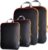 OW-Travel Easy to Organize Packing Cubes Compression for Suitcases 2 Medium 2 Large Suitcase Organiser Compression for Travel Bag Backpack Travel Accessories Holiday Essentials 4 Pieces Black