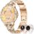 fitonyo Women’s Smartwatch with Phone Function (Diamond Gold)