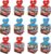 Fahibin Pack of 12 Party Boxes, Kraft Paper Candy Box, Party Boxes, Gift Box, Candy Boxes for Sweets, Puff Pastry, Popcorn, Biscuits, Muffins
