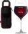 diVinto Giant Wine Glass in Extreme Case, Extra Large Wine Glass, Holds a Full Bottle, 860 ml