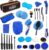 Outigu 31 Pcs Car Cleaning Kit, Car Detailing Brush, Drill Brush, Car Wash Kit, Car Wheel Brush, Dust Removal Brush for Car Interior and Exterior, Dirty Rim Wash, Inside, Exterior, Leather