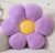 Vdoioe Flower Shaped Throw Pillow – Plush Purple Flower Petal Pillow, 15.75″ Seating Cushion for Home Decor