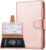 Teskyer Passport Holder and Vaccine Card Holder Combo, Fit for 4 x 3″ Vaccine Card, Leather Passport Wallet Cover with Vaccine Card Slot