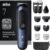 Braun All-in-One Series 7, 11-in-1 Grooming Set, ProBlade, Nose Hair Trimmer, AutoSense, Men’s Electric Razor, Body Shaver, Beard Trimmer and Hair Trimmer, 120 Minute Battery, AIO7540, Blue