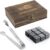 TRIXES Whiskey Stones Gift Set – 9PC Whiskey Stones in Luxury Wooden Gift Box -Gifts for Men – Keep Bourbon Whiskey Scotch Whiskey Chilled – Perfect for Christmas Stocking Filler Birthday Father’s Day