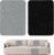 Self-Adhesive Fabric Patches, Pack of 2 Iron-On Patches, High-Quality Iron-On Patches Made of Linen for Furniture, Car Seats for Sofas, Leather Seats, Upholstered Furniture (20.5 x 28 cm, Black Grey