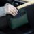 Qirc PU Leather Car Side Pocket Organizer, Universal Car Pocket Pouch Cell Phone Holder for Car, Car Seat Gap Filler Storage Accessories Organizer for Car Door, Console (Green)