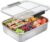 Smash Stainless Steel Bento Lunch Box, 5 Compartments, Black 40041