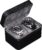 ROTHWELL 2 Watch Travel Case for Men | Compact PU Leather Protective Box with Microsuede Interior | Fits Watches & Smartwatches Up to 55mm (Black/Grey)