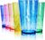 SCANDINOVIA – 19 Oz Unbreakable Cups – Vibrant Acrylic Tumblers, Shatterproof, Reusable & Dishwasher Safe, Smooth Rims, BPA-Free, Indoor & Outdoor Use, Plastic Cocktail Glasses – Set of 6-19 Oz