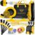 HELDENKRAFT® Car Cleaning Set [Complete Set of 20 Pieces] – Car Wash Set for Cleaning, Care & Detailing of Exterior Surface & Interior – Includes Cleaning Gel, Cordless Screwdriver Brushes & Bag